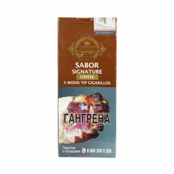 Сигариллы SABOR SIGNATURE (Wood Tip) - Cofee (Кофе) 5шт