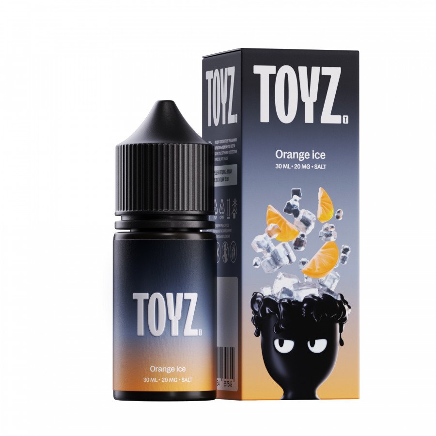 Фото и внешний вид — Жидкость TOYZ SALT - Orange Ice (Апельсин лед) 30мл strong