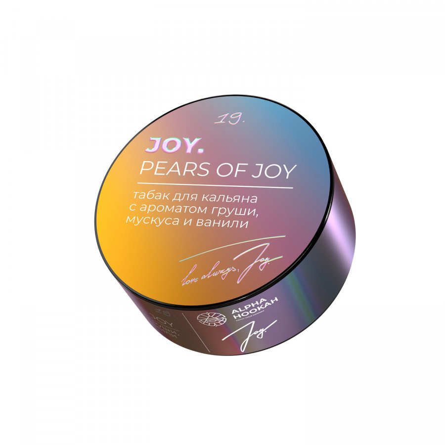Фото и внешний вид — Табак для кальяна JOY 25г - Pears Of Joy (Груша Мускус Ваниль)