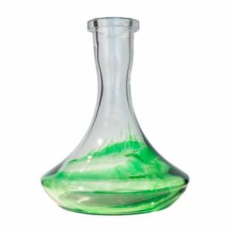Колба Color, цвет прозрачная/зеленый отлив