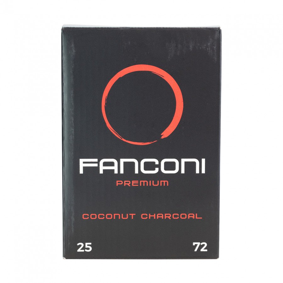 Фото и внешний вид — Уголь FANCONI (1кг 25мм 72шт)