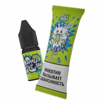 Жидкость SERIAL CHILLER SALT - Apple Kiwi Jam (Джем из киви и яблок) 10мл 15мг