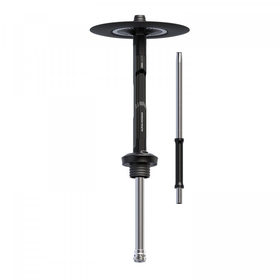 Фото и внешний вид — Кальян ALPHA HOOKAH ORO - Light Black (Без колбы)