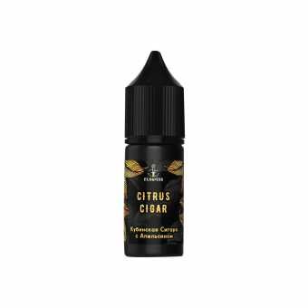 Жидкость FLAGMAN SALT - Citrus Cigar (Кубинская сигара с апельсином) 10мл 20мг