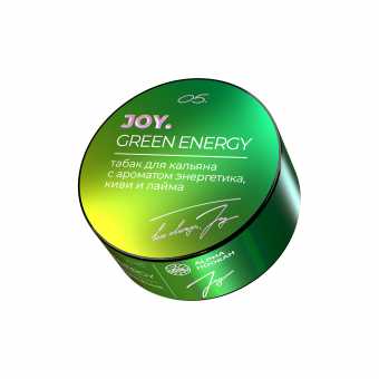 Табак для кальяна JOY 25г - Green Energy (Энергетик Киви Лайм)
