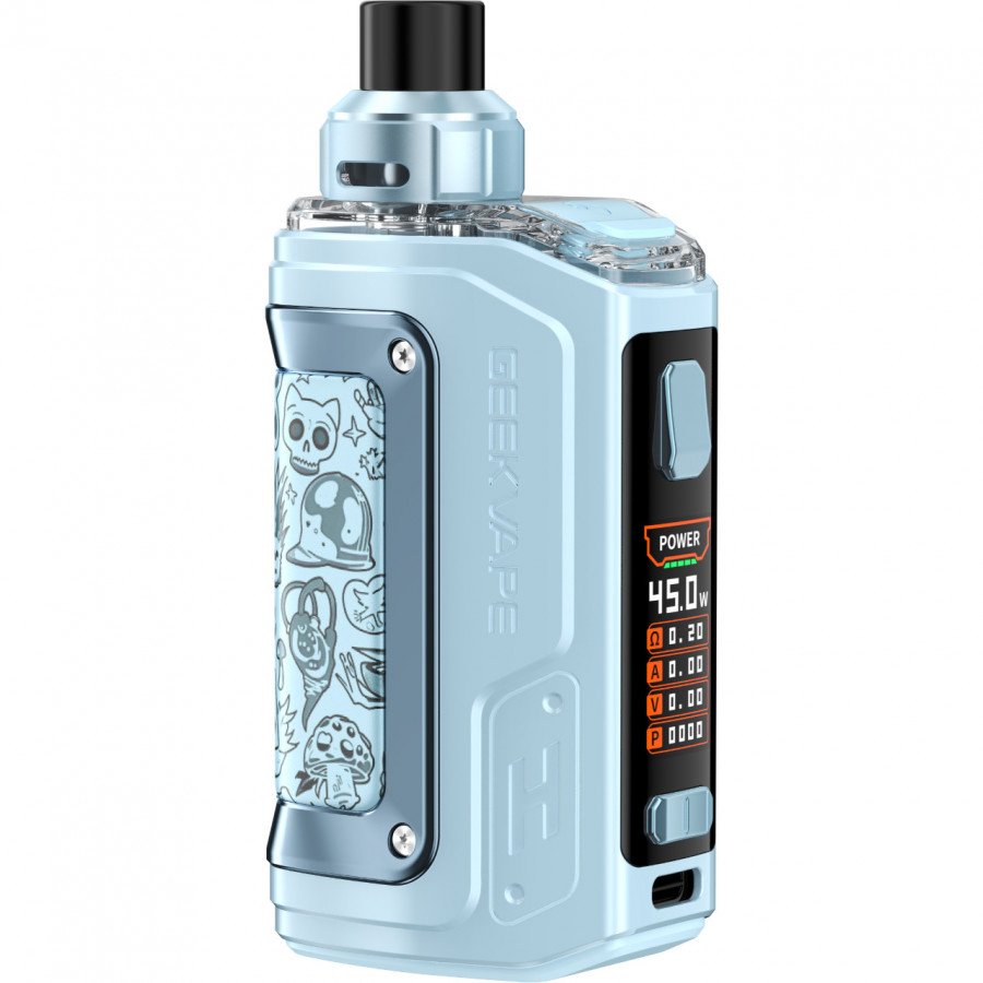 Фото и внешний вид — Набор AEGIS HERO 2 (H45) - Grayish Blue (1400мАч, 4мл, 45Вт)