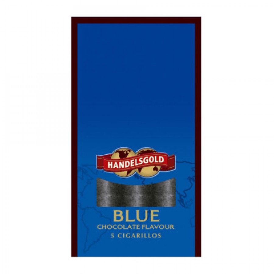 Фото и внешний вид — Сигариллы HANDELSGOLD - Blue (Шоколад) 5шт