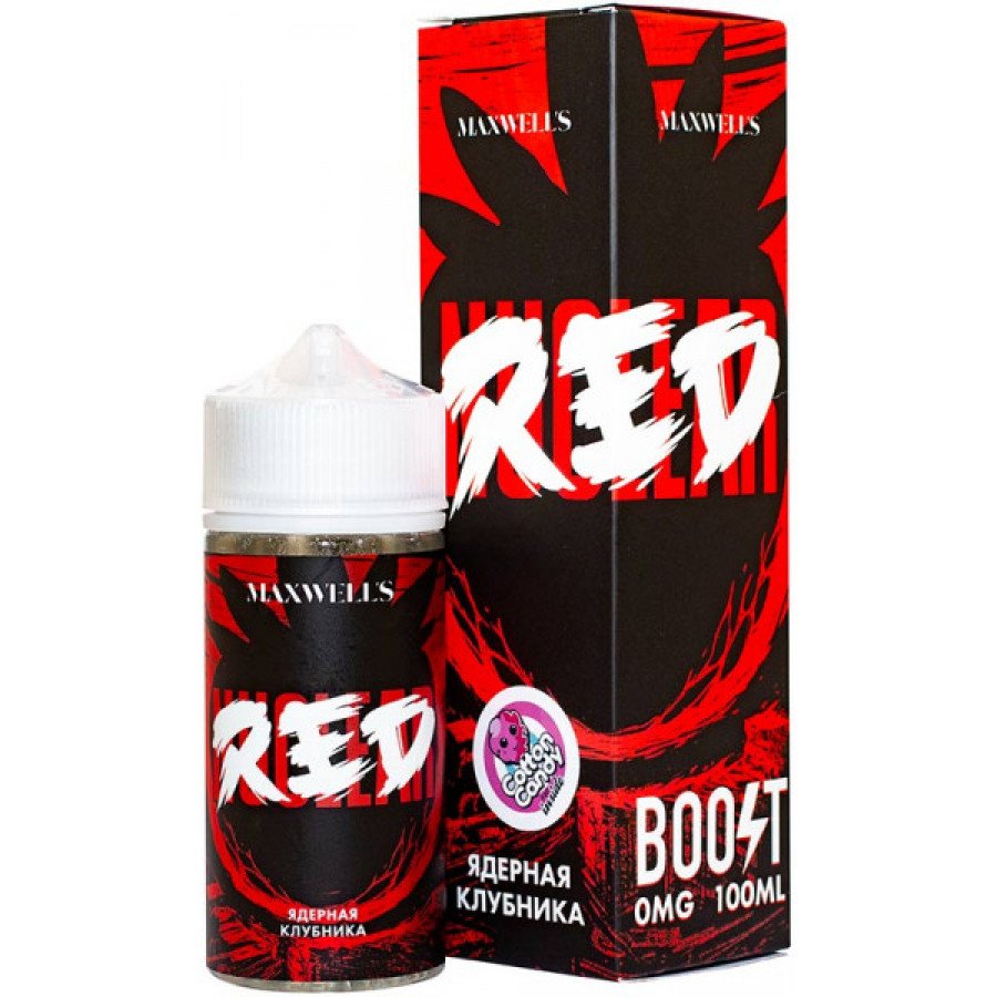 Фото и внешний вид — Жидкость MAXWELLS - Red (Клубничный лимонад) 100мл 0мг