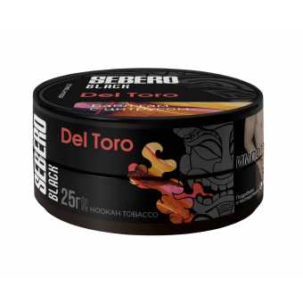 Табак для кальяна SEBERO BLACK 25г - Del Toro (Бабл гам с цитрусом)