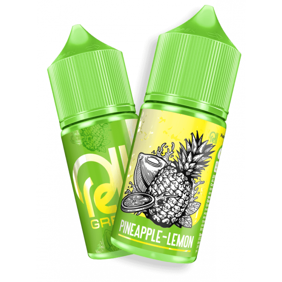 Фото и внешний вид — Жидкость RELL GREEN SALT - Pineapple Lemon (Ананас лимон) 30мл 20мг