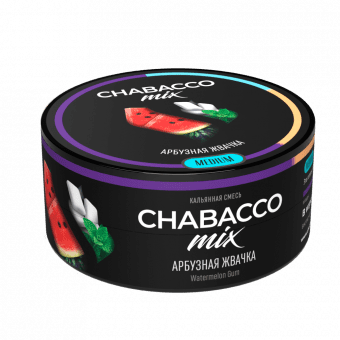 Смесь для кальяна Chabacco 25гр medium - Watermelon Gum (Арбузная жвачка)