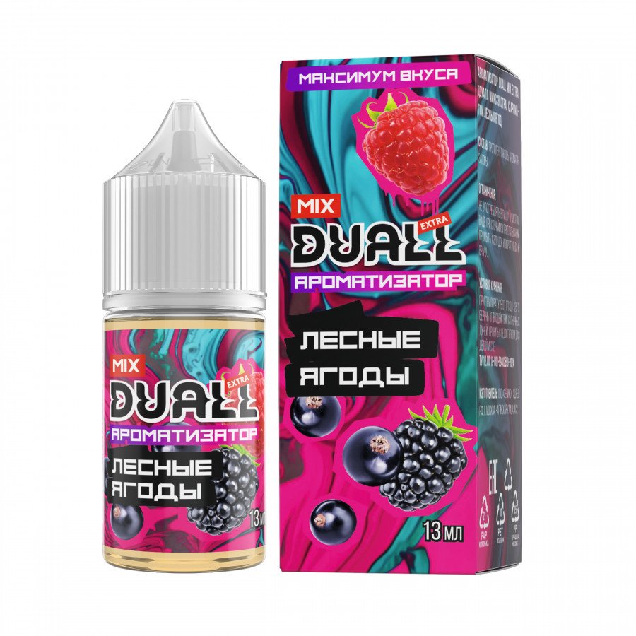 Фото и внешний вид — Конструктор DUALL MIX EXTRA - Лесные Ягоды 30мл 0мг