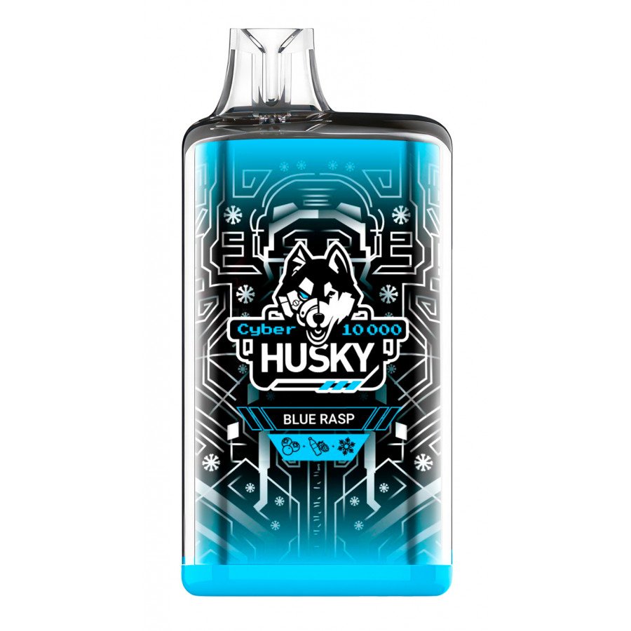 Фото и внешний вид — HUSKY CYBER - Blue Rasp (Черничный Лимонад)