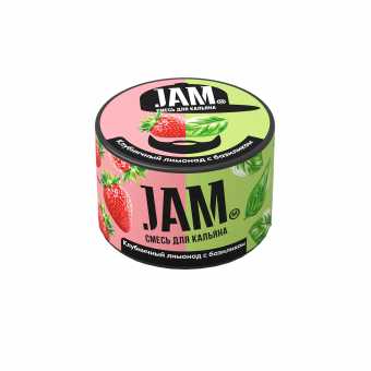 Смесь для кальяна JAM - Клубничный лимонад с базиликом 50гр