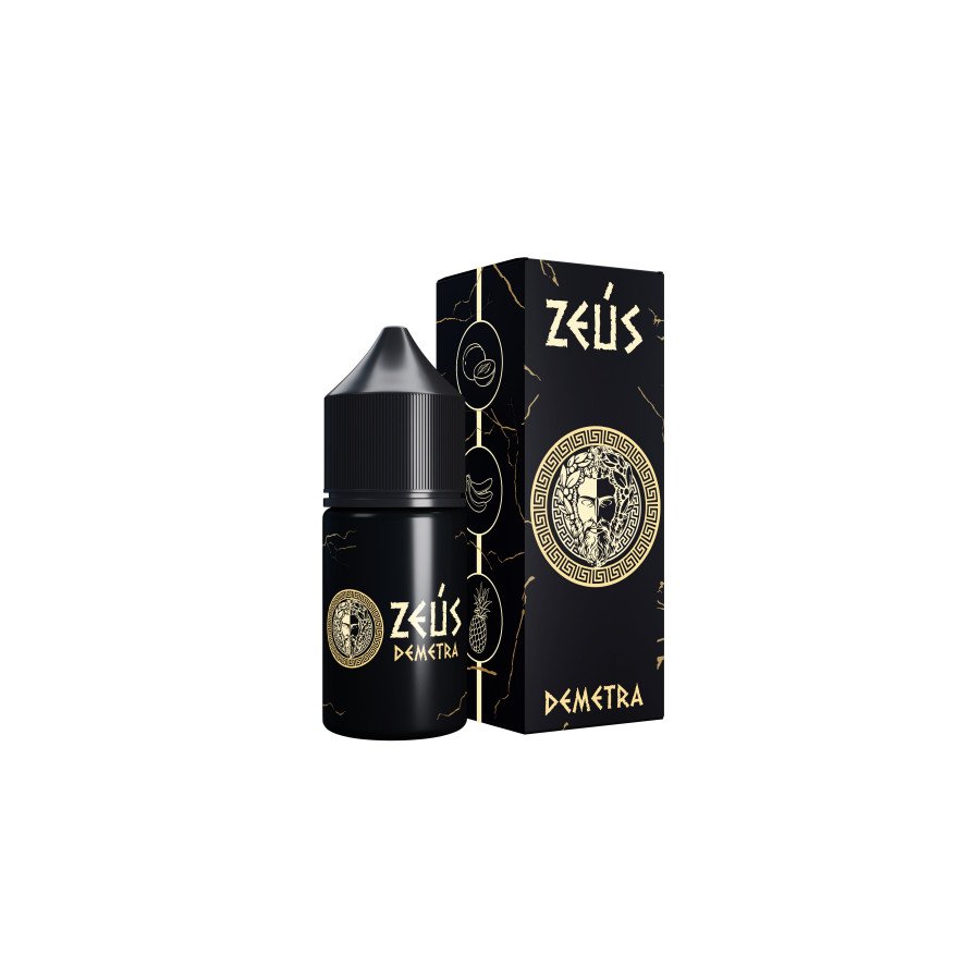 Фото и внешний вид — Жидкость ZEUS BLACK SALT - Demetra (Тропические фрукты с Дыней и Бананом) 30мл strong