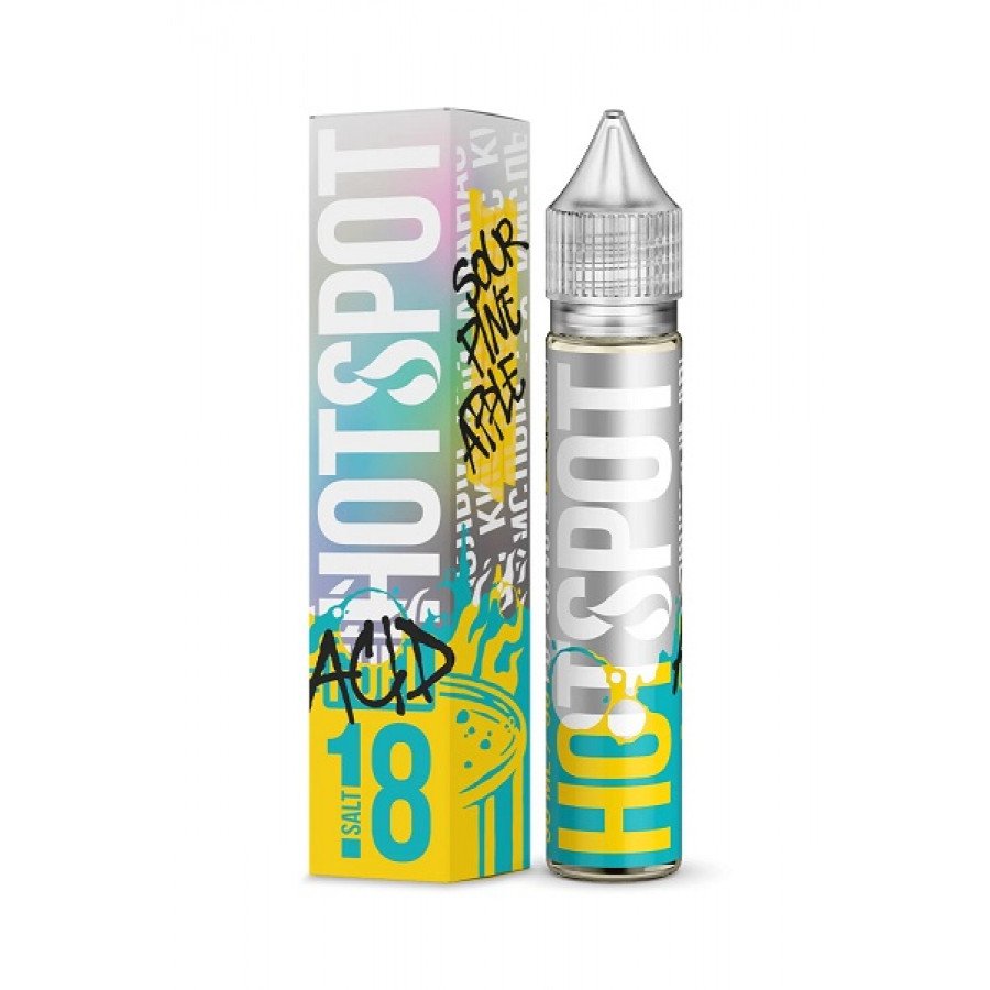 Фото и внешний вид — Жидкость HOTSPOT ACID SALT - Sour Pineapple (Кислый ананас) 30мл strong