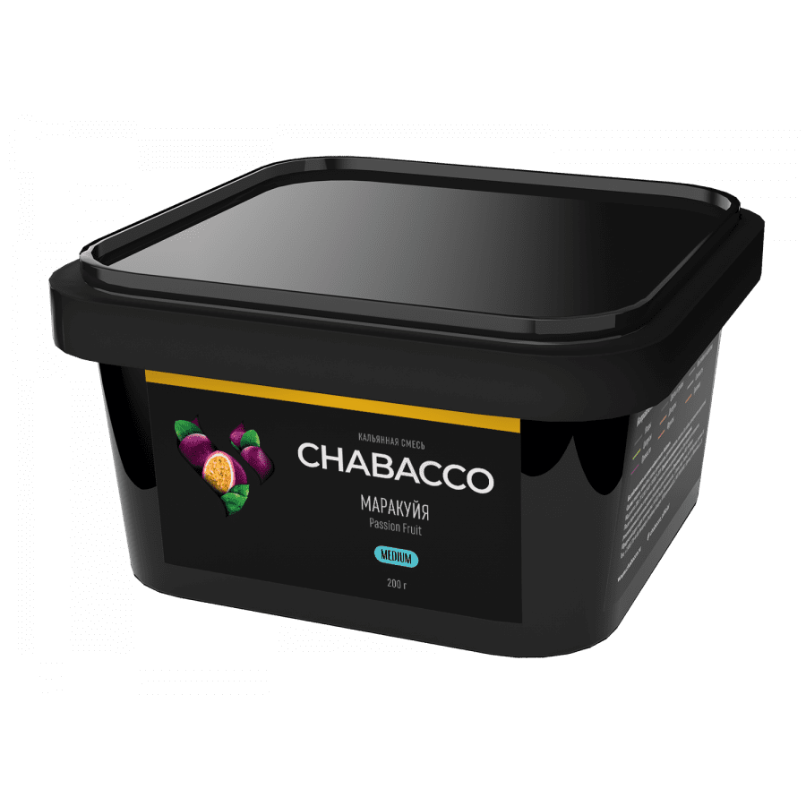 Фото и внешний вид — Смесь для кальяна Chabacco 200г medium - Passion Fruit (Маракуйя)