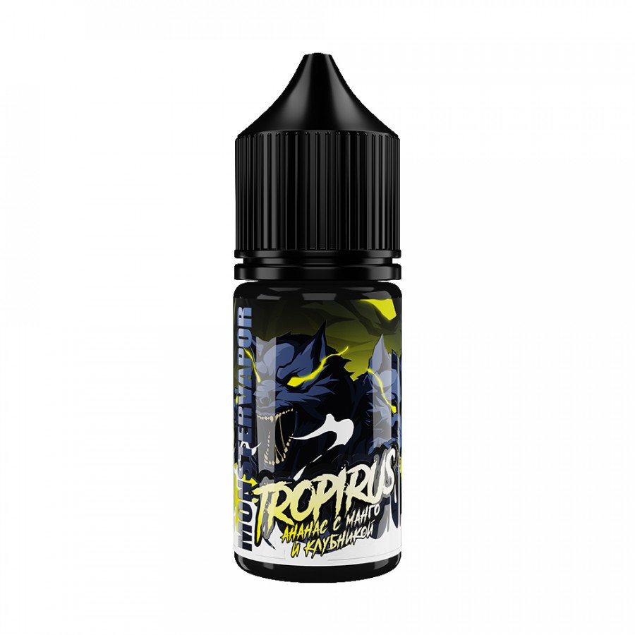Фото и внешний вид — Жидкость MONSTERVAPOR SALT - Tropirus (Ананас с манго и клубникой) 30мл strong