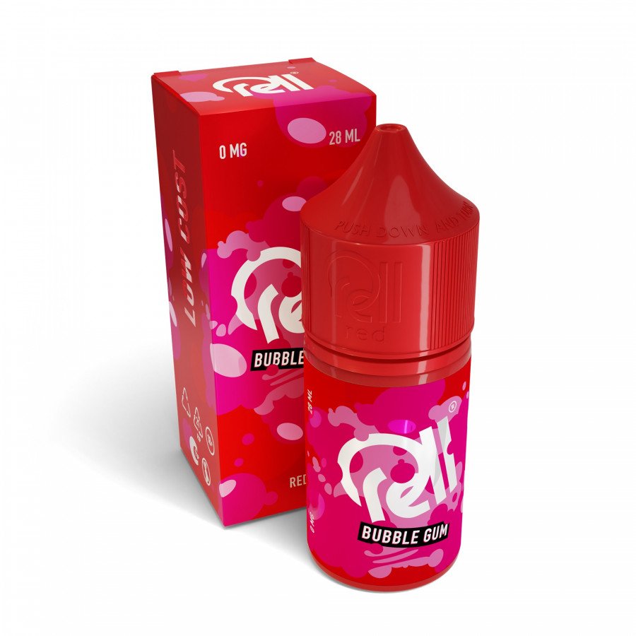 Фото и внешний вид — Жидкость RELL RED SALT - Bubble Gum (Жвачка) 28мл 0мг