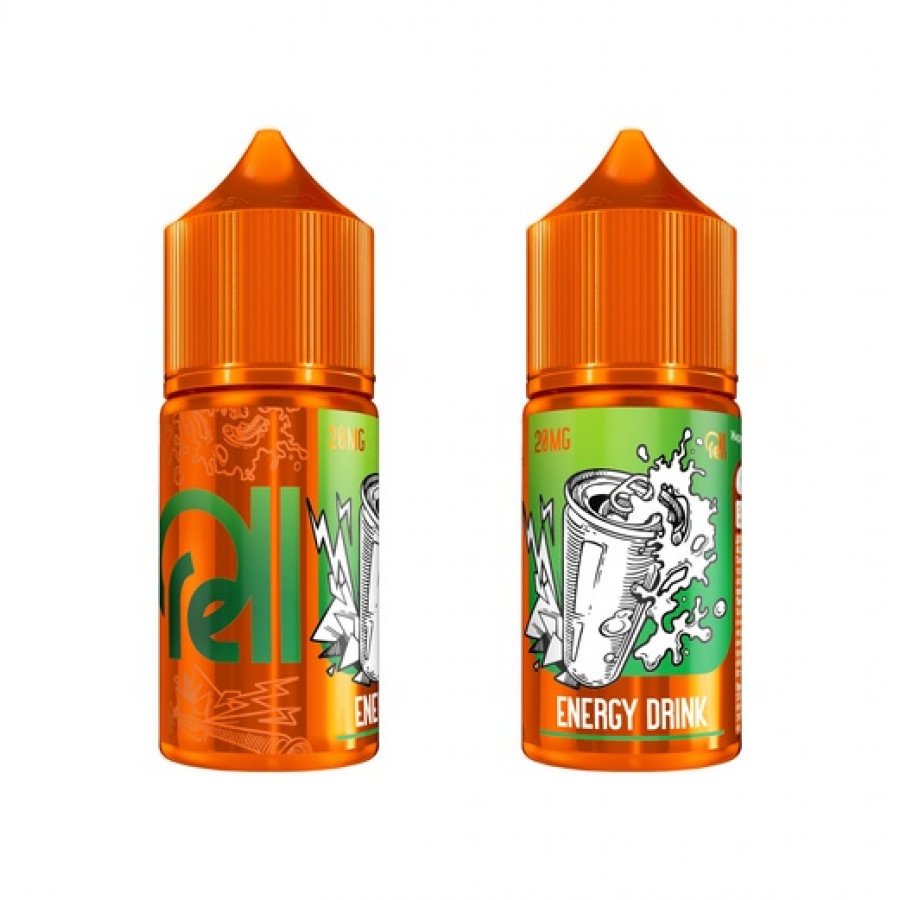 Фото и внешний вид — Жидкость RELL ORANGE SALT - Energy Drink (Энергетик) 30мл 20мг