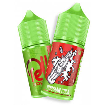 Жидкость RELL GREEN SALT - Russian Cola (Кола) 30мл 20мг