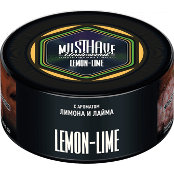 Табак для кальяна MUST HAVE 125гр - Lemon Lime (с ароматом Лимон Лайм) 