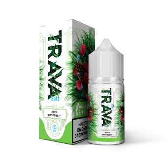 Жидкость TRAVA SALT - Xbor Raspberry (Хвоя Малина лед) 30мл 20мг