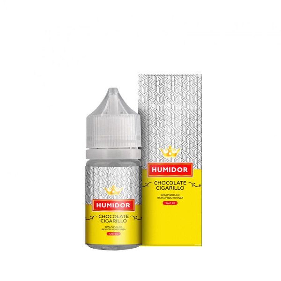 Фото и внешний вид — Жидкость HUMIDOR SALT - Chocolate Cigarillo (Шоколад сигарилла) 30мл strong