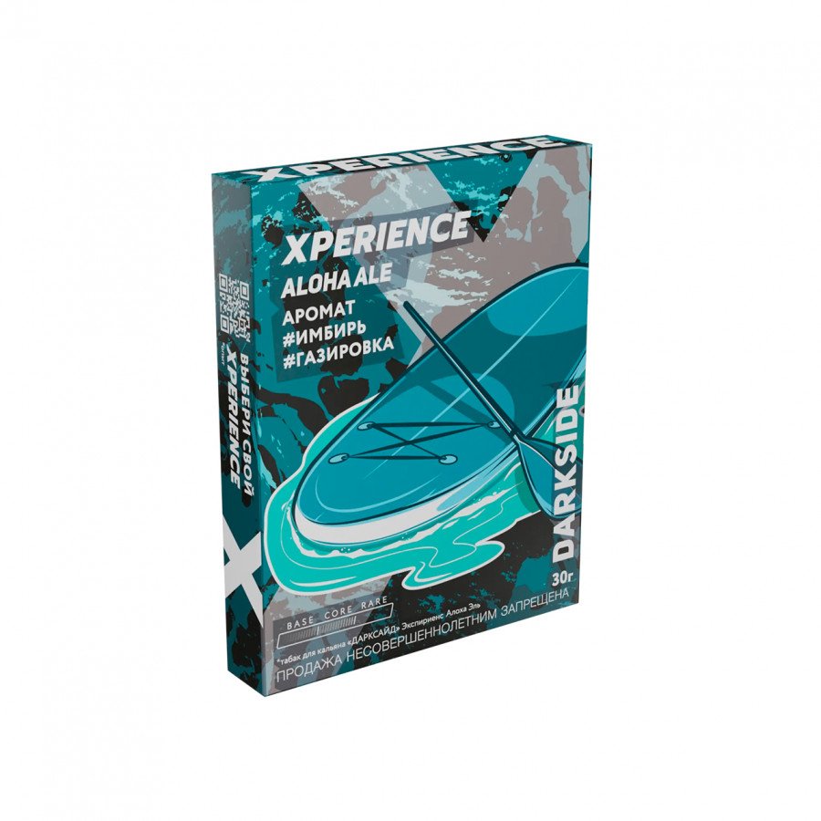 Фото и внешний вид — Табак для кальяна XPERIENCE 30г - Aloha Ale (Имбирь Газировка)