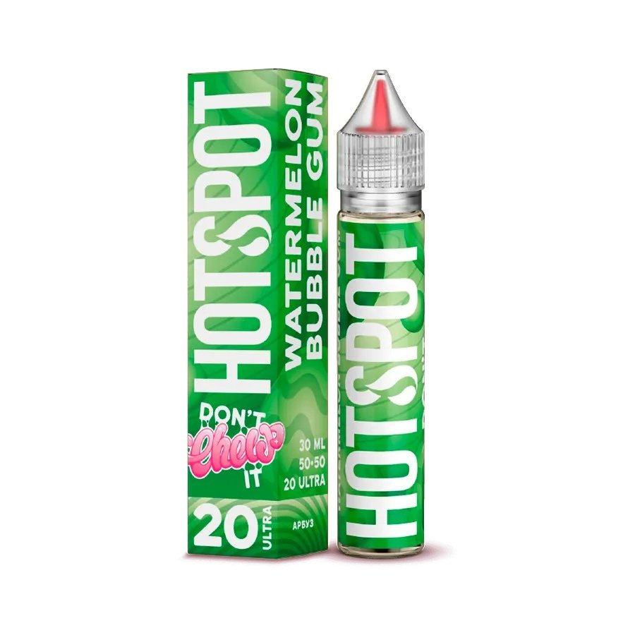 Фото и внешний вид — Жидкость HOTSPOT DON'T CHEW IT SALT - Watermelon Bubblegum (Арбузная жвачка) 30мл strong