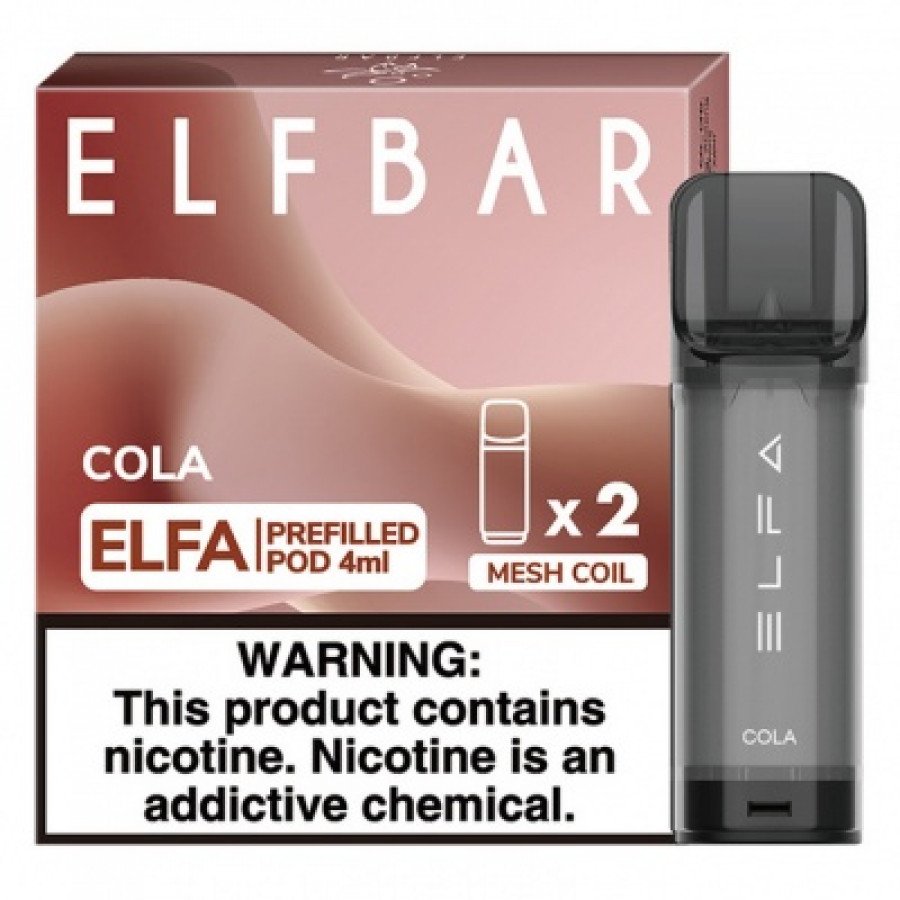 Фото и внешний вид — Картридж ELF BAR ELFA - Cola (Кола) 2шт