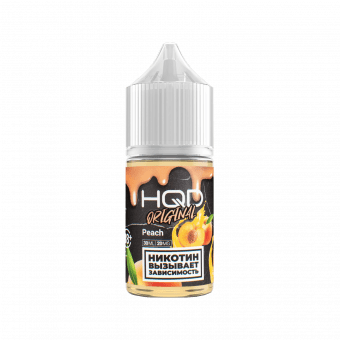 Жидкость HQD ORIGINAL SALT - Peach (Персик) 30мл strong