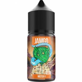 Жидкость JAMGO SALT - Mister V (Йогурт с персиково-ванильным джемом) 30мл strong