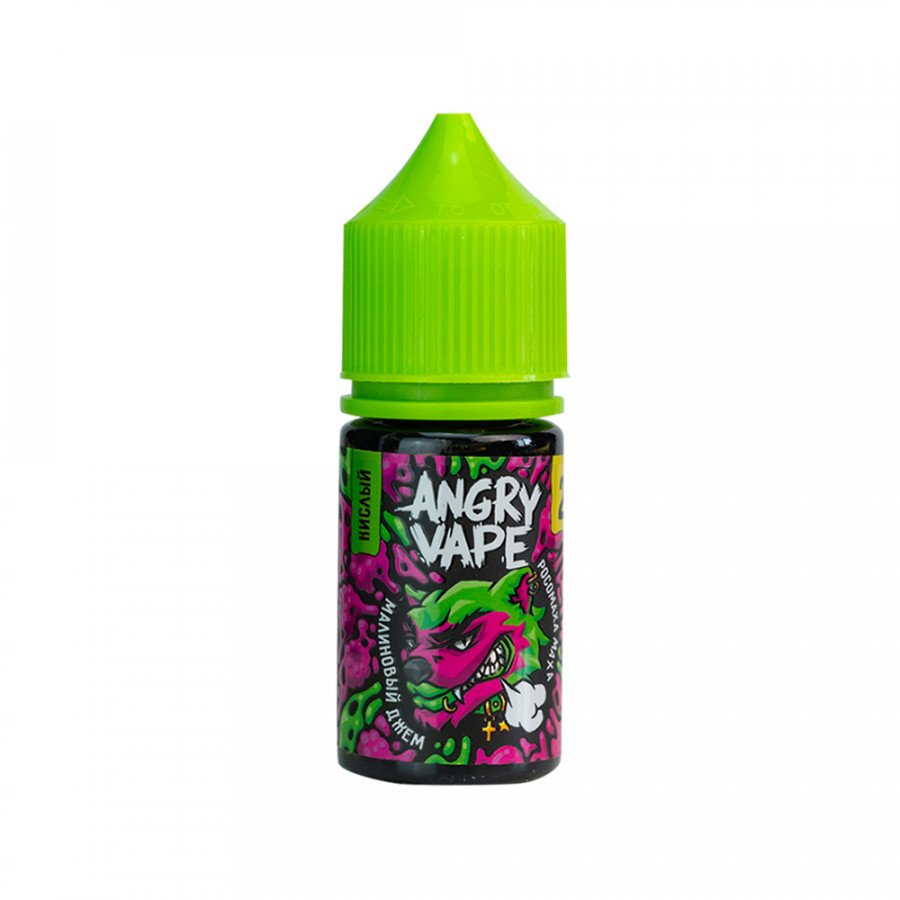 Фото и внешний вид — Жидкость ANGRY VAPE SALT - Росомаха Маха (Малиновый Джем) 30мл 20мг