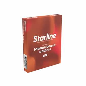 Табак для кальяна "Старлайн" (Малиновые вафли), 25 г