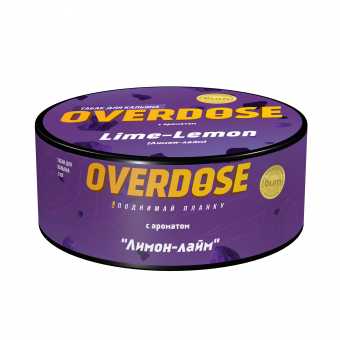 Табак для кальяна OVERDOSE 100г - Lime Lemon (Лимон лайм)
