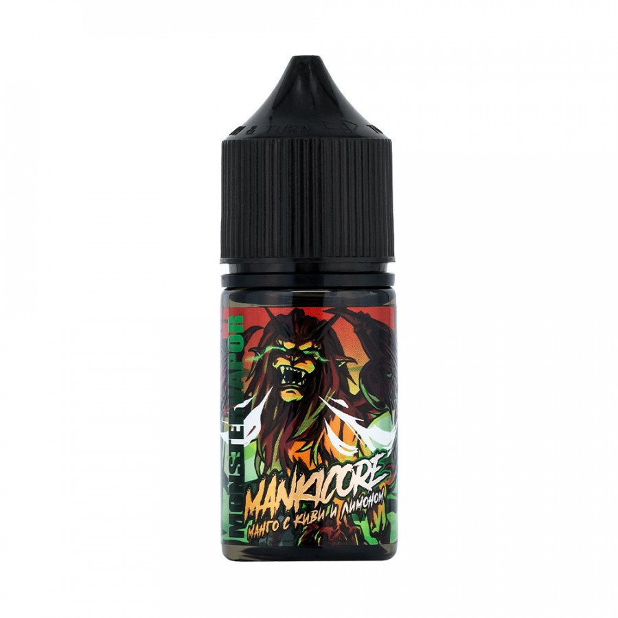 Фото и внешний вид — Жидкость MONSTERVAPOR SALT - Mankicore (Манго с киви и лимоном) 30мл 20мг