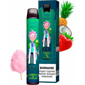 RANDM SWITCH - Pineapple Strawberry Coconut/Cotton Candy (Ананас клубника кокос, сахарная вата)