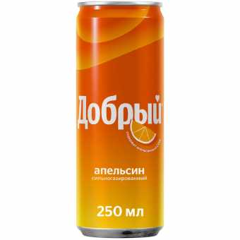 Кола Добрый Апельсин 0.33 ЖБ
