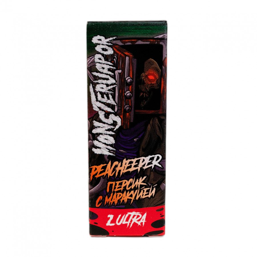 Фото и внешний вид — Жидкость MONSTERVAPOR SALT - Peacheeper (Персик с маракуйей) 30мл strong