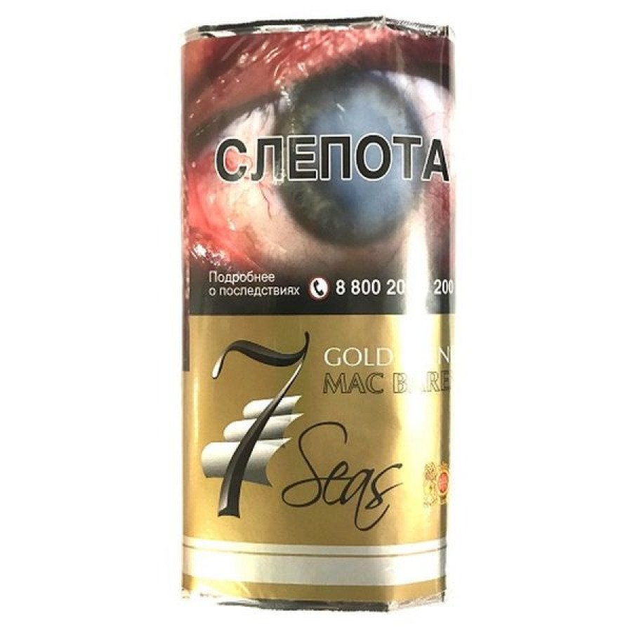 Фото и внешний вид — Трубочный табак МAC BAREN 7 SEAS - Gold Blend 40г