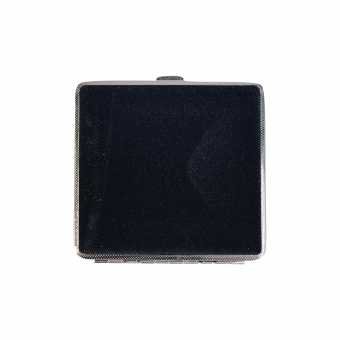 Портсигар OPHONE PZ-16 на 20сиг (мет. зажимы) BLK/5