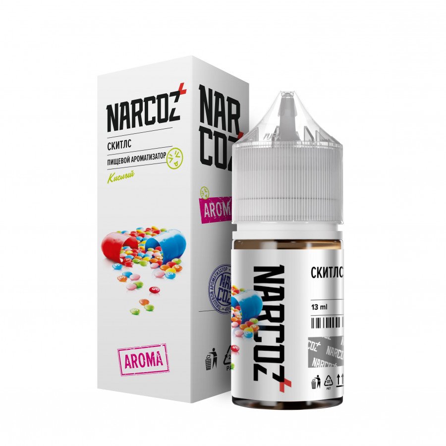 Фото и внешний вид — Конструктор NARCOZ - Скитлс кислый 30мл 0мг