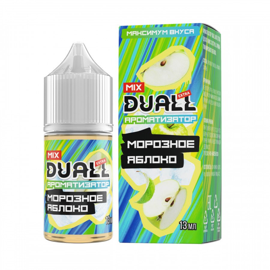 Фото и внешний вид — Конструктор DUALL MIX EXTRA - Морозное Яблоко 30мл 0мг