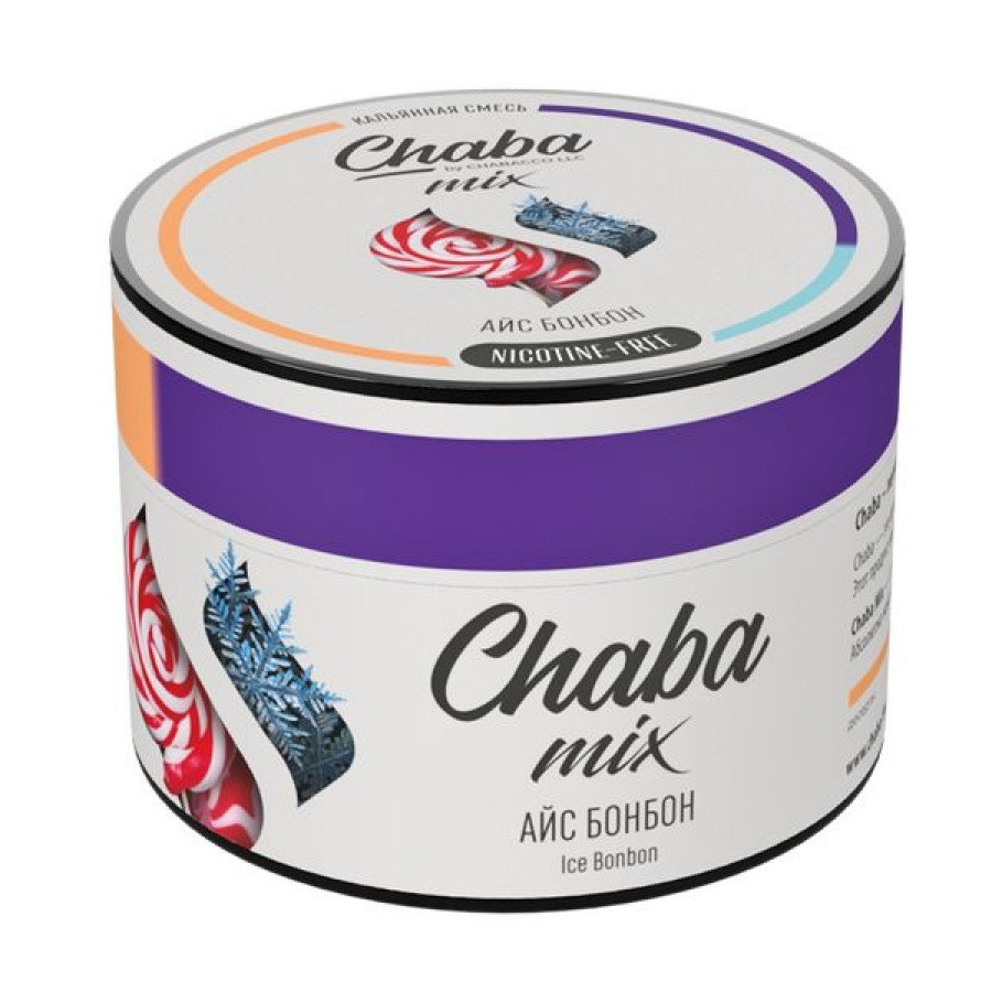 Фото и внешний вид — Смесь для кальяна CHABA 50гр - Ice Bonbon (Айс бонбон)