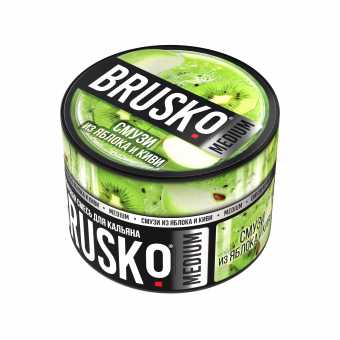 Смесь для кальяна BRUSKO 50г - Смузи из яблока и киви
