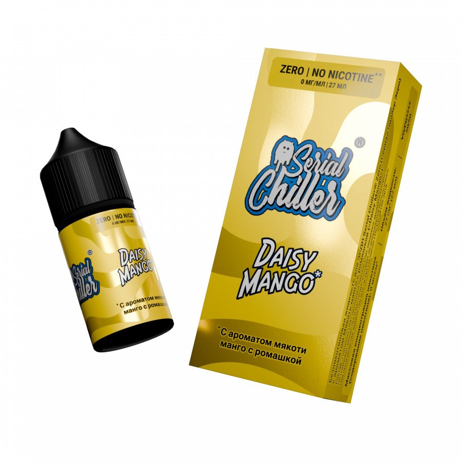 Фото и внешний вид — Жидкость SERIAL CHILLER SALT - Daisy Mango (Мякоть манго с ромашкой) 27мл 0мг