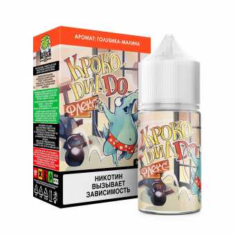 Жидкость КРОКОДИЛДО SALT - Флекс (Голубика Малина) 30мл 20мг