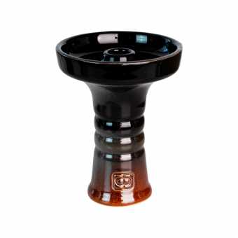 Чаша ФОРМА Фанел - Глазурь коричневый/черный глянец