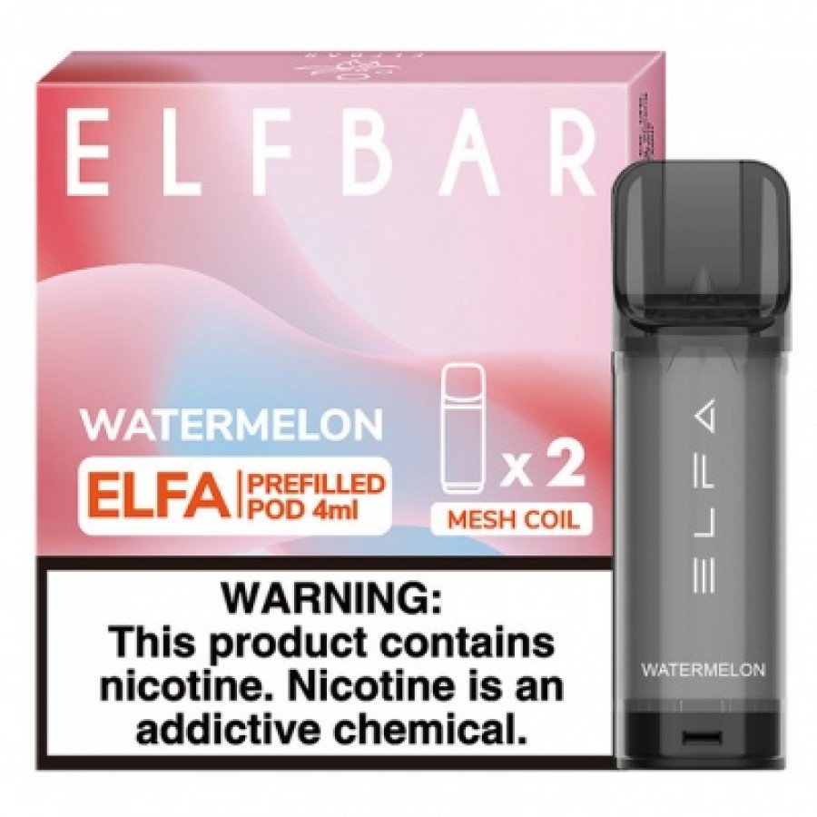 Фото и внешний вид — Картридж ELF BAR ELFA - Watermelon (Арбуз) 2шт